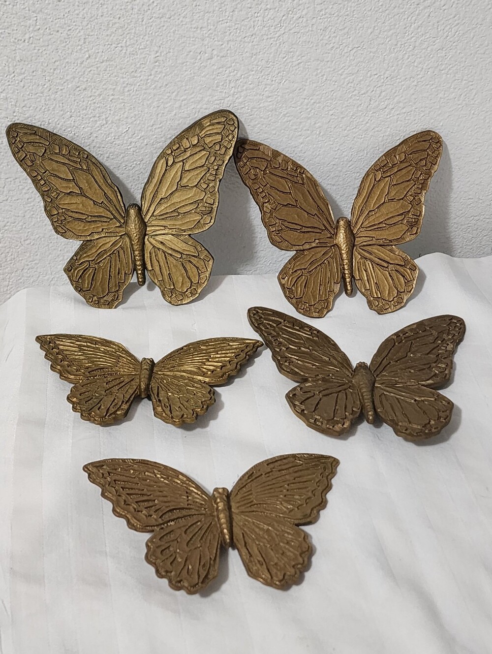 Gold Butterfly Wall Decor Set by